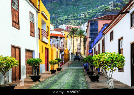 Alten Straßen von Spanien, Garachico, Teneriffa. Stockfoto