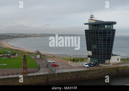 Aberdeen (Schottland) Hafen, das Tor zur Nordsee Öl und Gas Offshore Industrie Stockfoto