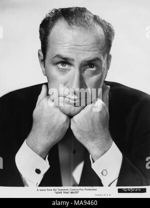 Keenan Wynn, Werbung Portrait für den Film, 'Liebe, dass Brute", Twentieth Century Fox, 1950 Stockfoto