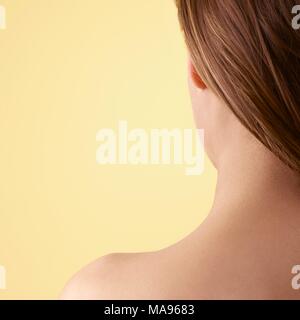 Woman's Hals und Schulter. Stockfoto