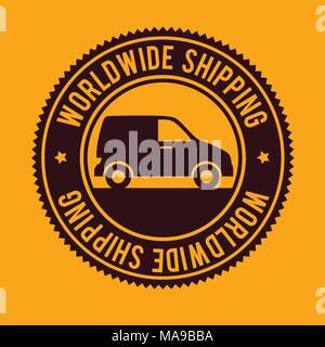 Transport, Lieferung und Versand Stock Vektor