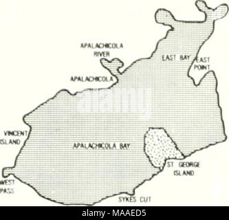 . Die Ökologie der Apalachicola Bay System: ein Ästuar- Profil. Ort Stockfoto