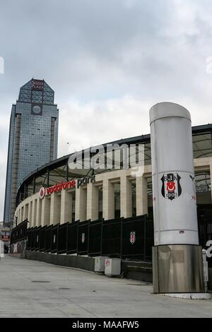 Äußere Foto von Vodafone Park, ein großer Sport Arena und Museum, Istanbul, Türkei, 15. November 2017. () Stockfoto