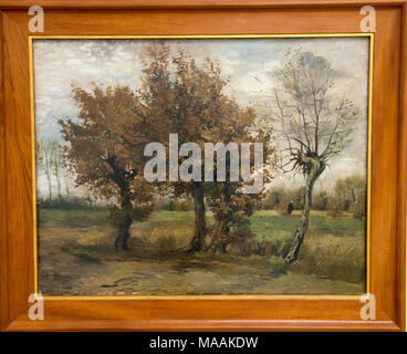 "Herbstlandschaft" von van Vincent van Gogh, Museum Kroller Muller, Otterloo, Holland Stockfoto