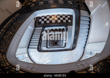 Die ansonia Gebäude Treppe NYC Stockfoto