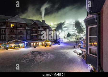 Blue Mountain Village, Blue Mountain Resort, Collingwood, Ontario, Kanada Stockfoto