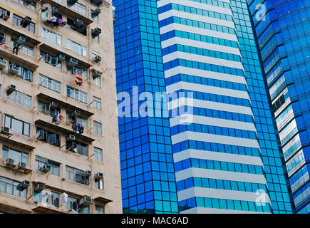 Wohnhaus, Hongkong, China Stockfoto
