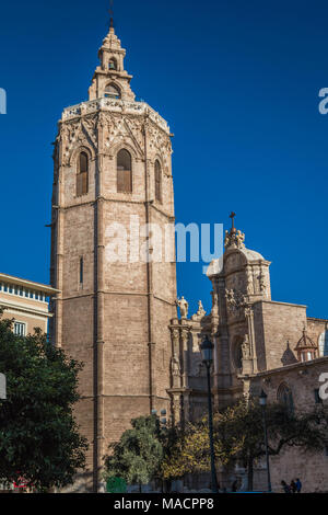 Alten Turm in Valencia Stockfoto