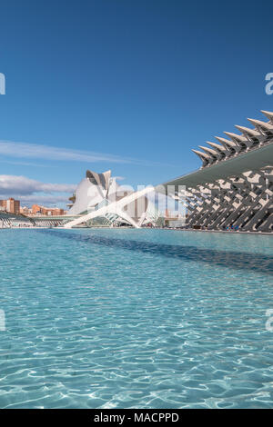 Schöne Panoramasicht auf Valencia Stockfoto