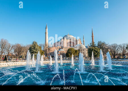 Die Hagia Sophia in Istanbul Stockfoto