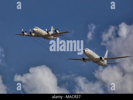 Orion und Poseidon Flugzeuge Stockfoto