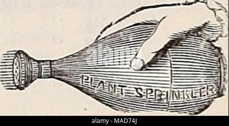 . Dreer die vierteljährlichen Großhandel Preis Liste von zuverlässigen Samen, Pflanzen, Lampen &Amp; c. ScoLLAY Sprinkler. 75 ets. Jedes; 85 cts. per e-mail. Stockfoto