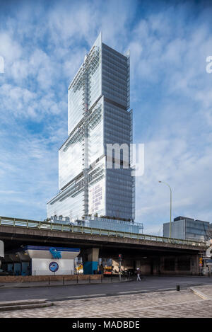 Frankreich, Paris, 31. März 2018: Paris neue Gericht - Nouveau Palais de justice de Paris, von Renzo Paino building Workshop konzipiert Stockfoto