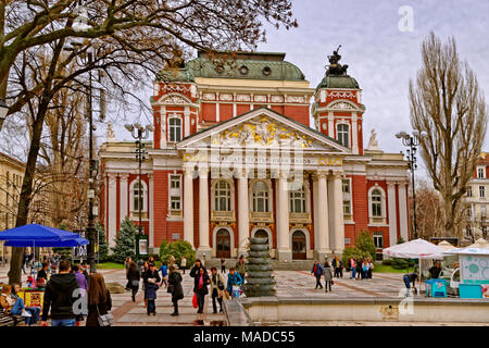 Bulgariens Theater, Schauspieler Ivan Vazov, im City Gardens, das Stadtzentrum von Sofia, Bulgarien. Stockfoto