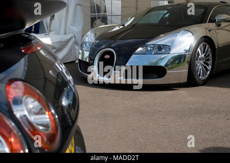 Bugatti Veyron EB 16.4, Prescott speed Hill Climb, Gloucestershire 2009 Stockfoto