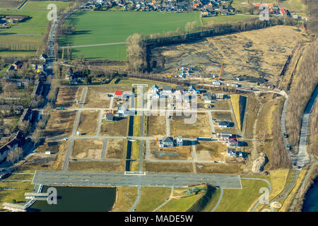 Neue Entwicklung Bereich auf der kreative im Quartal LOHBERG, ehemalige Zeche Lohberg in Dinslaken in Nordrhein-westfalen. Dinslaken, Ruhrgebiet, North Rhine-Westphali Stockfoto