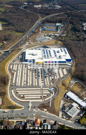 IKEA Möbel & Einrichtung Haus Wuppertal Niedergebreck-Ost auf der Stadtgrenze zu Sprockhövel Haßlinghausen in Nordrhein-Westfalen. Sprockhövel Stockfoto