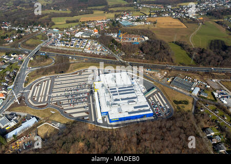 IKEA Möbel & Einrichtung Haus Wuppertal Niedergebreck-Ost auf der Stadtgrenze zu Sprockhövel Haßlinghausen in Nordrhein-Westfalen. Sprockhövel Stockfoto