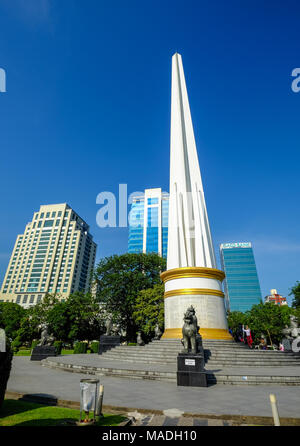 Yangon, Myanmar - 16.Oktober 2015. Blick auf den Independence Monument an Maha Bandula Park in Yangon, Myanmar. Stockfoto