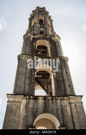 Überwachung Turm von Sklaven der Manaca Iznaca Zuckerfabrik Stockfoto