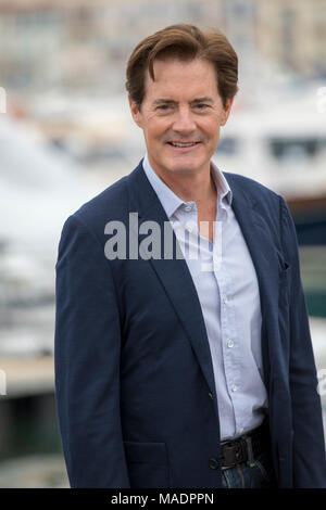 Kyle MacLachlan nehmen an der Fotoshooting bei der MIPCOM 2016 im Palais de Festivals © ifnm Stockfoto