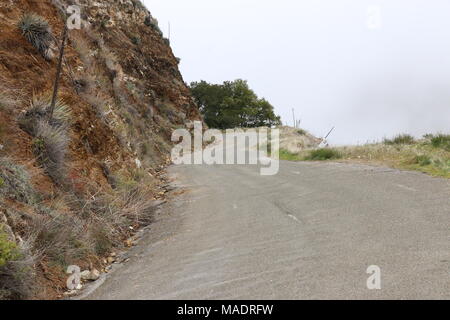 Nacimiento Fergusson Straße, Straße, Wicklung, Landstraße 1 in Big Sur, Kalifornien. Stockfoto