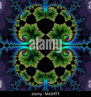 Zusammenfassung Hintergrund - Julia Fraktal. Stockfoto