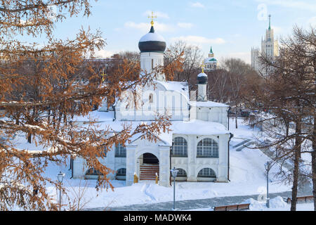 Moskau, Russland, 01. Februar 2018: Blick auf die Kirche von der Konzeption von Anna Stockfoto