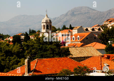 Cavtat, Dalmatien, Kroatien, Europa Stockfoto