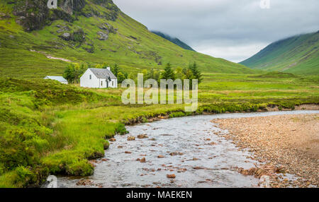 Malerische Anblick in Glencoe, Lochaber in den Bereich der schottischen Highlands. Stockfoto