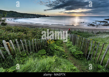 Coldingham Bay, Berwickshire, Schottland Stockfoto