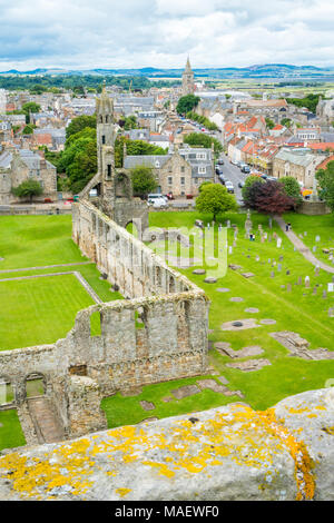 Panorama von St. Andrew's Cathedral, Schottland. Stockfoto