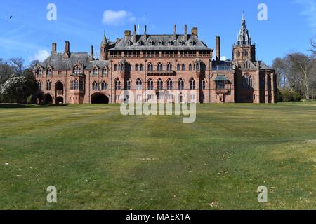 Zurück Seite des Mount Stuart House in der Nähe von Rothesay auf Bute Stockfoto