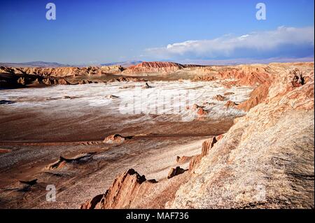 Trocken- und Wüstenlandschaft im Norden von Chile, Atacama Stockfoto