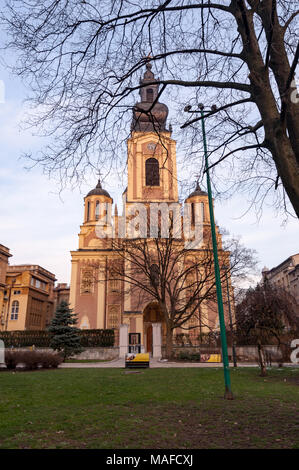 Die Kathedrale Kirche der Geburt der Gottesgebärerin. Kirche ist die größte Serbische Orthodoxe Kirche in Sarajevo und eine der größten des Balkans Stockfoto