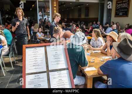 Manly Grill Restaurant in Manly in Sydney Northern Beaches, New South Wales, Australien Stockfoto