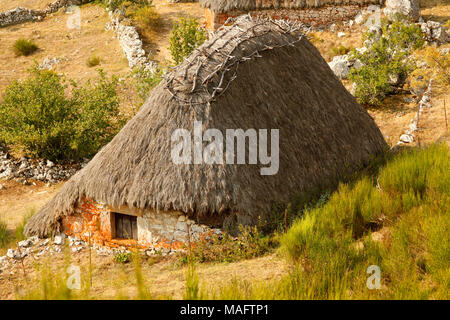 OKD HÄUSER IN ASTURIEN SPANIEN Stockfoto