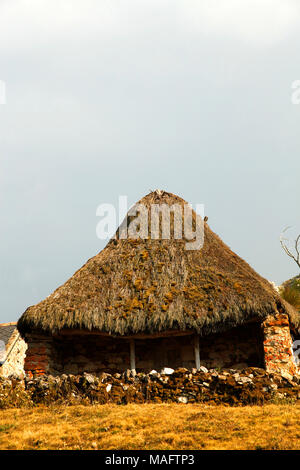 OKD HÄUSER IN ASTURIEN SPANIEN Stockfoto