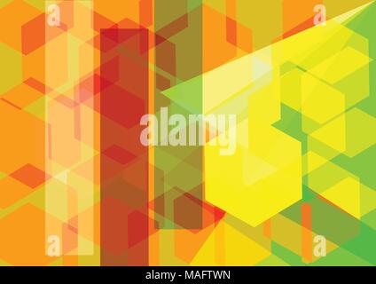 Abstrakte bunten geometrischen Hintergrund. Stock Vektor