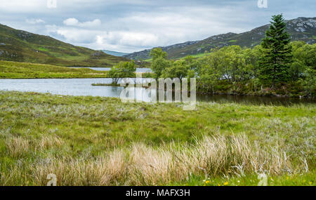 Loch Tarff, in der Nähe von Fort Augustus, Scottish Highlands. Stockfoto