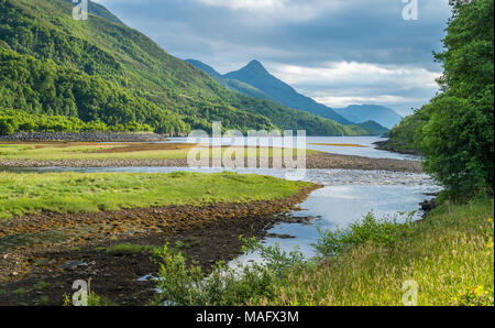 Loch Leven von Kinlochleven gesehen, in Perth und Kinross Rat, Central Scotland. Stockfoto