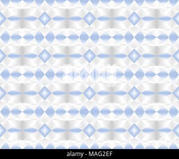 Nahtlose geometrische Muster im Farbverlauf Blau, Weiß, und Schwarz. Vector Illustration, EPS 10. Stock Vektor