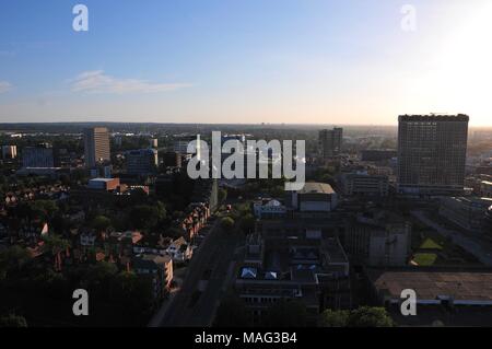 Croydon Skyline im Juni 2015 getroffen Stockfoto