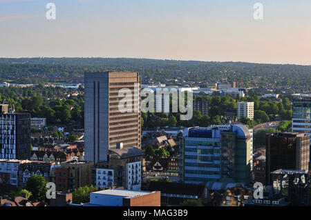 Croydon Skyline im Juni 2015 getroffen Stockfoto