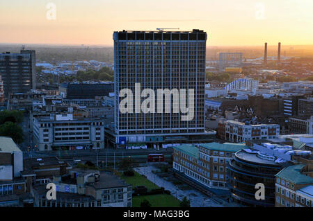 Croydon Skyline im Juni 2015 getroffen Stockfoto