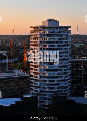 Croydon Skyline im Juni 2015 getroffen Stockfoto