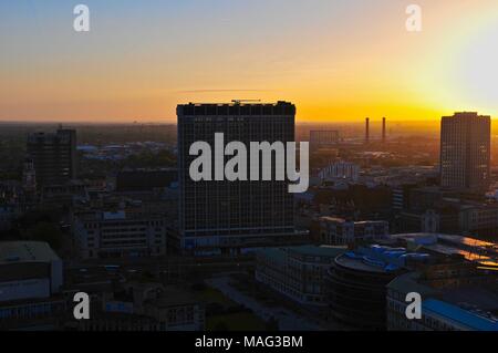 Croydon Skyline im Juni 2015 getroffen Stockfoto