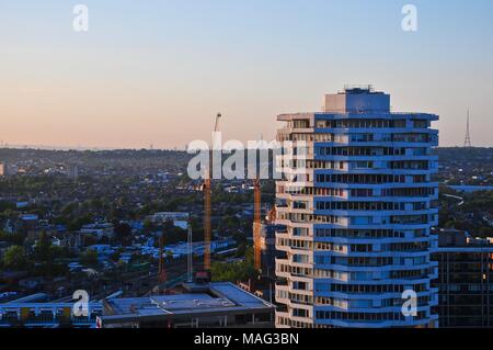 Croydon Skyline im Juni 2015 getroffen Stockfoto