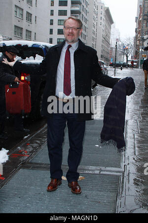 NEW YORK, NEW YORK April 02, 2018: Jared Harris an Guten Tag New York über neue Serie der Terror in New York zu sprechen. April 02, 2018 Credit: RW/MediaPunch Stockfoto