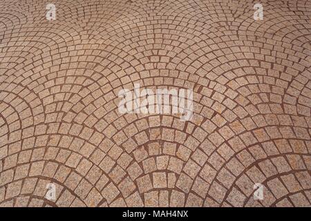 Brick Boden Textur Hintergrund am Tag 12.00 Uhr Licht für Innen oder Aussen Ziegel Boden Dekoration Textur Hintergrund Stockfoto